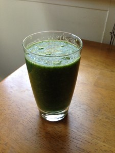 Green Smoothie for Breakfast
