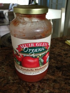The sauce I used for my pasta