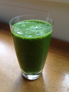 Pre dinner green smoothie