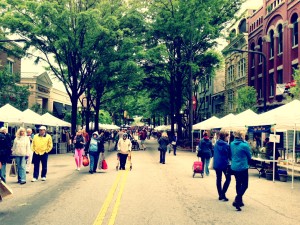 The Saturday Market in downtown Greenville