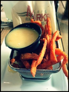 Sweet potato fries at Grill Marks