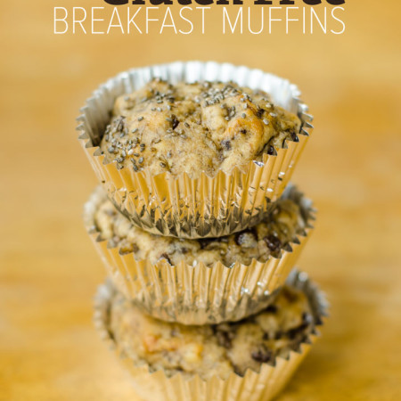 Gluten Free Breakfast Muffins - Title