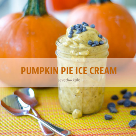 No churn pumpkin pie ice cream