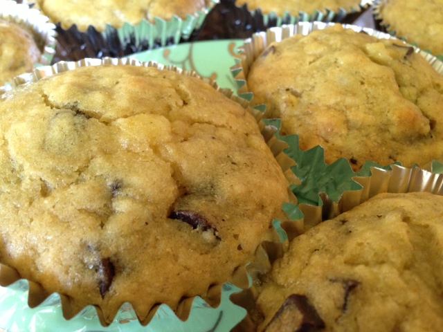 Banana Chocolate Chip Muffins