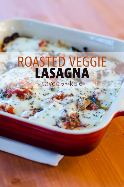 Roasted vegetable lasagna recipe