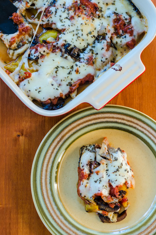 Roasted veggie lasagna recipe
