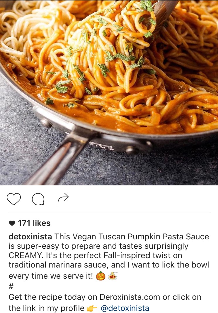 Vegan Tuscan Pumpkin Pasta Sauce